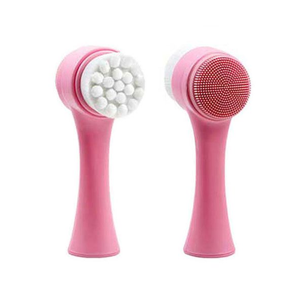 فیس براش دو طرفه سیلیکونی و مویی